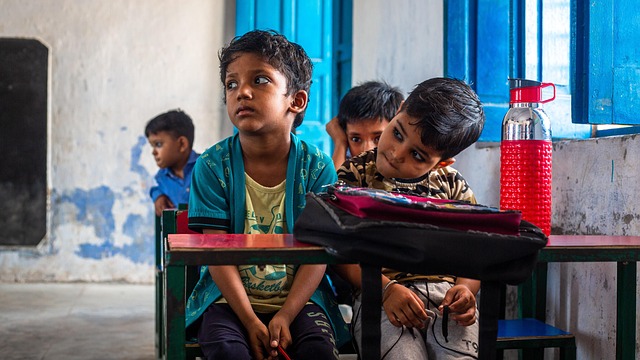 Children in classroom
